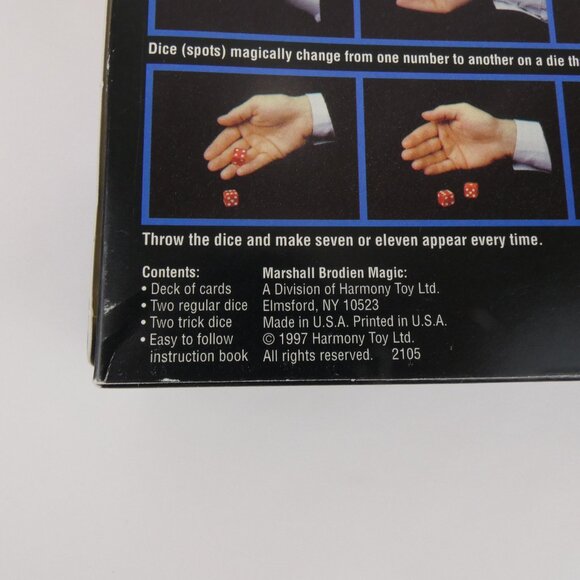 Marshall Brodien 50 Card and Dice Tricks Vintage 1990s New Factory Sealed RARE - Picture 4 of 7
